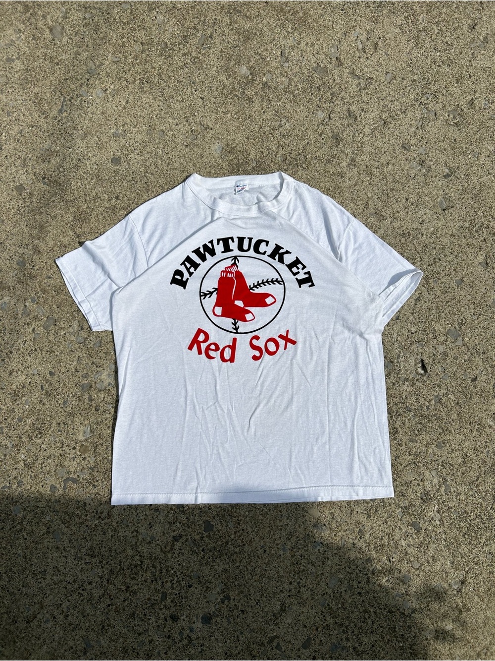 80’s vintage Pawtucket Red Sox White Graphic Tee